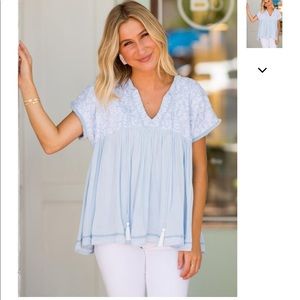 XS J. MARIE MEXICAN EMBROIDER TOP